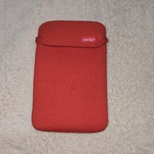 Verso Neoprene Red with Turquoise Lining E-Reader Hoodie